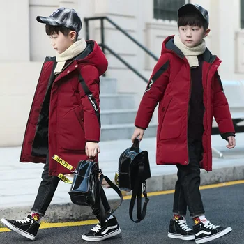 Iarna se Ingroase Windproof Haină Călduroasă pentru Băieți Copii Haine pentru Copii Îmbrăcăminte exterioară Băieți Jachete Plus Gros pentru 4-15 Ani Adolescentă