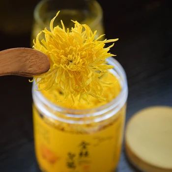 Naturale Uscate de Flori de Mătase de Aur Regele Crizantema Ceai de flori Flori Uscate Petale de Parfum DIY Florale Nunta Accesorii
