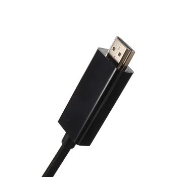 Noul 4K Displayport 1.2 DP sex Masculin la HDMI de sex Feminin 1080P Convertor Cablu Adaptor pentru PC, Laptop, Negru Conector Audio Cabluri de 3M