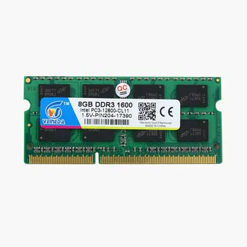 VEINEDA ddr3 ram laptop 2gb 4gb 8gb 1333Mhz 1600Mhz pc3-12800 so-DIMM Notebook RAM 204Pin Memorie Laptop