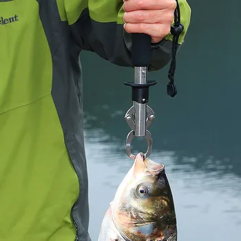 Lumina Ultra Portabil Pește Prindere Apuca Prinde gura Buza de Prindere cu Scara de Greutate & Conducător 15kg Catcher Controler de Pescuit