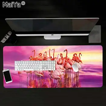 Maiya Piele Personalizat Flamingo Roz Personalizate, Mousepad Calculator Laptop Anime Mouse-Ul Mat Transport Gratuit Mari Mouse Pad Tastaturi Mat