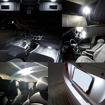 14Pcs Alb Canbus LED Lampa Auto Interior Lumina Kituri Pentru Dodge Grand Caravan 2008-2017 pe Harta Auto Dome Portbagaj de Înmatriculare Lumini