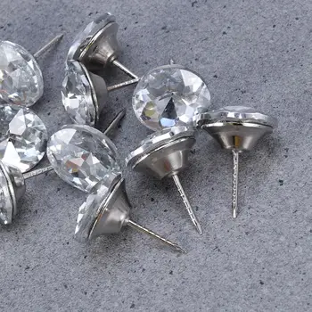 20buc 25mm Canapea Cristal Catarama Cristal de Diamant Cuie Tapiterie Ținte Canapea Bordura Coase Nasturi Decor de Perete