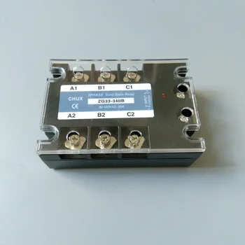 CHUX 40A DC control AC cu trei faze Solid state relay 3 faze RSS 40DA ZG33-340B 12V RELEU