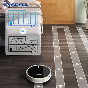 Sysperl Robotic Robot Aspirator Auto Taxa Robinet De Curățare Pentru Covor Si Podea App Control De La Distanță Par De Animale De Companie De Curățare V30