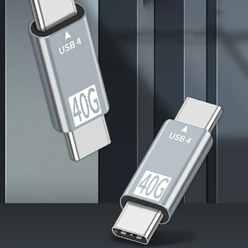 USB 4.0 Tip C Adaptor USB de C 40Gbps de Date de Sincronizare Adaptor de sex Masculin Convertor de Tip C Cablu de Extensie Pentru Laptop Macbook Tableta