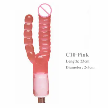 10 Tipuri de Sex Tradițional Mașină de Atașament 3XLR Atașament Penis artificial Sex Love Machine jelly penis accesorii Pentru Femei