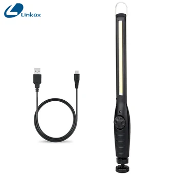 Linkax de Încărcare USB COB LED Lanterna Reincarcabila Multifuncțional Magnetic Cârlig Stilou Lumina de Lucru