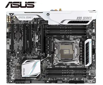 Asus X99-PRO/USB3.1 folosit Desktop Placa de baza LGA 2011-V3 DDR4 I7 USB2.0 USB3.0 64GB X99 Original, plăci de bază