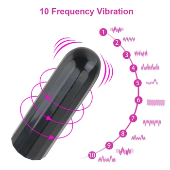OLO Glont Vibrator Puternic Vibrații de sex Feminin Masturbator 10 Frecvența Biberon Anal, Vagin, Clitoris Masaj Jucarii Sexuale Pentru Femei