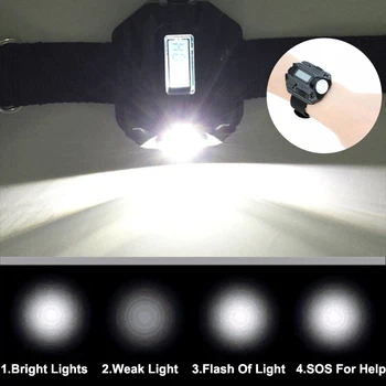Lanterna Tactice Ceasuri Cu Mare Putere LED Reîncărcabilă Lanterna Tactice felinar Încheietura Ceas lanterna Lanterna LED-uri