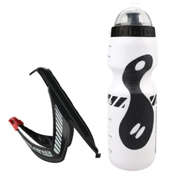 Fibra De Carbon Texturat Biciclete De Munte Biciclete Ciclism Apă Bea Sticla+Suport Cușcă În Aer Liber De Sport Din Plastic Ceainic Sticla De Apa