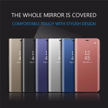 De Brand Nou Clear View Smart Mirror Flip Cover Pentru Samsung Galaxy Nota 20, Ultra 5G Telefon Mobil Caz Note20 Plus 2020 Lux Funda