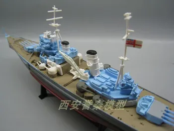 AMER Scara de 1/1000 Militare Jucarii Model Regele George al V-lea 1943 Battleship turnat sub presiune, Vasul de Metal Model de Jucărie Pentru Colectie,Cadou,Copii