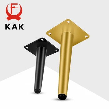 KAK 4buc Aur Picioare de Mobilier Negru Laminate la Rece din Oțel Tabelul Picioare Canapea extensibilă Picior de Înlocuire 800KG Grele de Mobilier Hardware