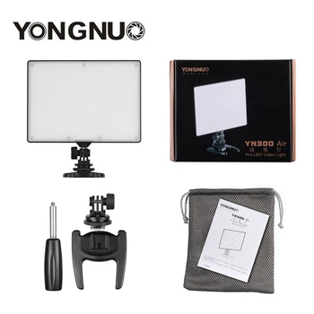 YONGNUO YN300 YN-300 de Aer cu LED Camera Video Lumina 3200K-5500K cu NP-F550 Decodat Baterie + Incarcator pentru Canon Nikon & Video