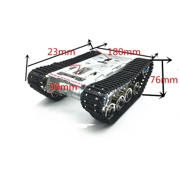 2018 NOU de Amortizare Sold Rezervor de Metal Robot Șasiu din Aluminiu, Platforma de Primăvară DIY crawler