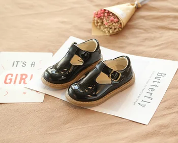 Nouă Copii Toddler Copii Fetite Baieti De Vară Gol Pantofi Din Piele Pentru Copii Fete Rochie Retro Pantofi 1 2 3 4 5 6 7 Ani Nou