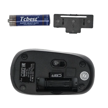 Mouse-ul CBR CM-420, wireless, optic, 1200 dpi, 1xAA, USB, gri 4636942
