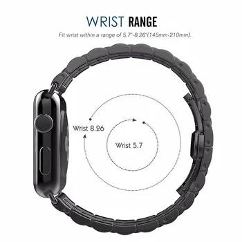 Curea Pentru apple watch band 44mm 40mm iwatch banda de 42 mm 38mm Brățară din Oțel Inoxidabil accesorii pentru iwatch seria 6 5 4 3 2 SE