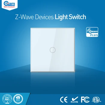 NEO Coolcam Smart Home Z-Wave Plus 1CH UE intrerupator Compatibil cu Z-wave seria 300 și seria 500 de Automatizare Acasă