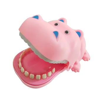 LANDZO Gag Amuzant Glumă Jucării CONDUS Jucării Electronice Hipopotam Musca Degetul de Joc pentru copii,Copii Adulți Bar Joc Cadou
