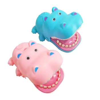 LANDZO Gag Amuzant Glumă Jucării CONDUS Jucării Electronice Hipopotam Musca Degetul de Joc pentru copii,Copii Adulți Bar Joc Cadou