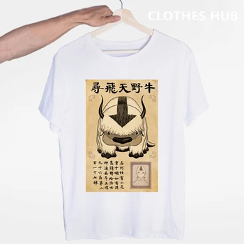 Avatar the last airbender Avatar Aang Noua Moda Hip Hop Tricou Barbati Femei Harajuku T-Shirt de Imprimare Tricouri Topuri