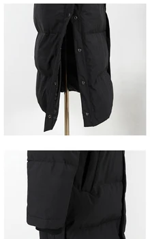SONDR Extra Lungi Parka Coat, Femei Jacheta de Iarna pentru Femei, Plus Dimensiune Hanorac cu Sacou Canadiană, Căptușit Îmbrăcăminte exterioară 30