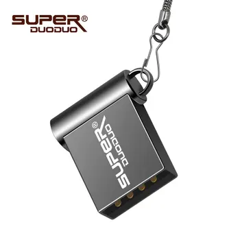 Super mini metal USB Flash Drive 32GB 64GB 128G Pen Drive 16GB 8GB 4GB Pendrive Memoria Flash Stick USB, brelocuri cle usb