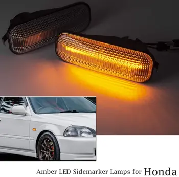 2x Pentru Honda Civic CRV CR-V 1996~2000 Ballade Afumat Obiectiv Dinamic de poziție Laterale de Semnalizare Curge Lumina LED-uri Fender Repetor Lampa