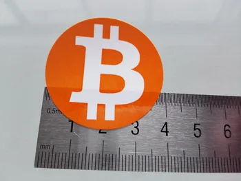 240pcs/lot diametru 4cm bitcoin logo-ul autocolante autoadezive cryptocurrency eticheta, Articol Nr.FS18