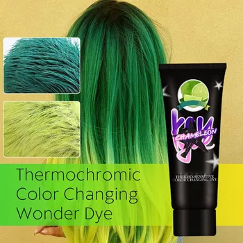 50ml Termocromice de Schimbare a Culorii-i de Mirare Vopsea de Par Temporare de Modelare de Moda DIY Culoarea Părului Coloranți Unisex Multi-Color Pigment de Păr
