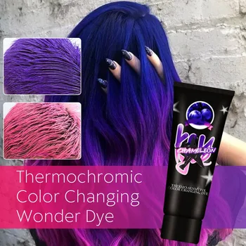 50ml Termocromice de Schimbare a Culorii-i de Mirare Vopsea de Par Temporare de Modelare de Moda DIY Culoarea Părului Coloranți Unisex Multi-Color Pigment de Păr