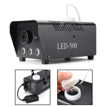 Disco Colorate Mașină de Fum Mini-LED-uri de la Distanță Fogger Ejector Dj Petrecere de Crăciun Etapa Lumina de Ceață Mașină de Efecte de Scena Controller
