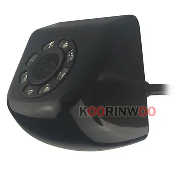 Koorinwoo CCD HD Video Auto retrovizoare cu Camera Foto Frontal 8 led-uri Lumina de Noapte viziune Sistem de Parcare Negru/alb Inversă pentru siguranță