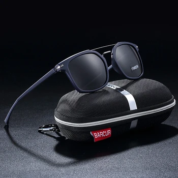 BARCUR DESIGN Bărbați Clasic Polarizat Ochelari Pentru Conducere de Pescuit în aer liber de Sport Ultra-light Serie TR90 ochelari de Soare