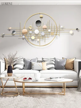 Lumina de lux, fier de artă acasă în camera de zi de decorare perete perete de fundal creative dormitor metal Nordic decorative pandantiv