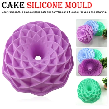 Cuib de pasăre Forma Coroana de Flori Tort de Silicon Matrite Tort Bakeware Bicarbonat de Instrumente 3D DIY Pâine Ziua Nuntii Patiserie Mucegai Pizza Pan