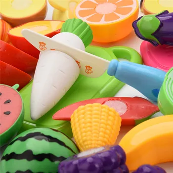 20buc Copii Bucatarie Jucarii Seturi de Mâncare de Fructe și Legume de Tăiere Pretinde a Juca Jucărie de Legume Fructe produse Alimentare de Jucarie Pentru Copii Educație Jucărie