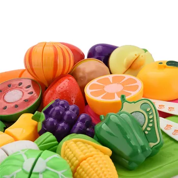 20buc Copii Bucatarie Jucarii Seturi de Mâncare de Fructe și Legume de Tăiere Pretinde a Juca Jucărie de Legume Fructe produse Alimentare de Jucarie Pentru Copii Educație Jucărie