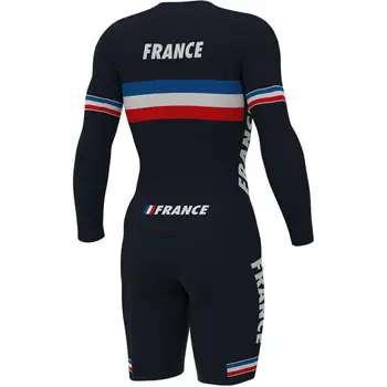 Franța Ciclism Skinsuit Ropa Ciclismo Maillot Salopeta de Sosea Skinsuit Bicicleta Jersey Poarte pantaloni scurți maillot ciclismo