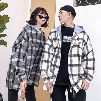 2019 Carouri Camasi Barbati Maneca Lunga Vintage Cu Gluga Tricouri De Bumbac De Înaltă Calitate, Streetwear-Coreean Casual Toamna Iarna Jacheta Tricouri