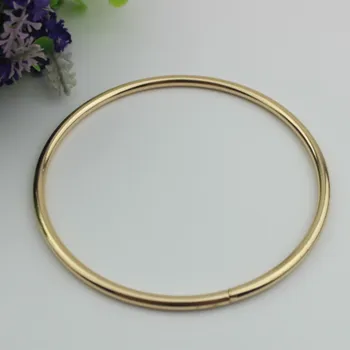 Exagerat 10cm de Metal de Aur Mare Hoop Cerc de Păr Inele Bijuterii pentru Femei Împletite Instrument de Mare de Păr Inele Accesorii Aspect Elegant