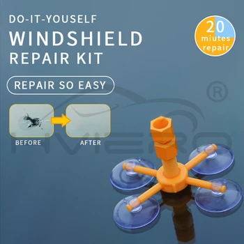 Parbriz Kit De Reparare Repara Rapid A Spart Sticla De Parbriz, Instrumentul De Reparare Kit De Rășină De Etanșare Paint Cleaner Mașină De Cracare De Sticlă De Reparare