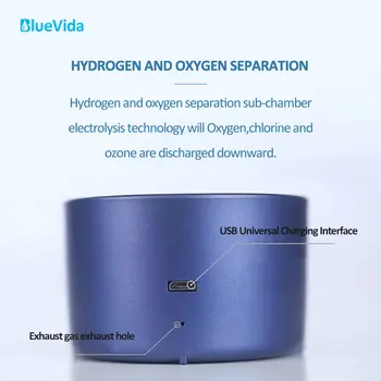 DuPont N324 coreean Titan Hidrogen Bogat în Apă, Generator de Sticla super Antioxidant ORP 3300ppb H2 Generator de Apă cu Inhalator