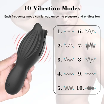 Mai nou sex Masculin Automată Masturbeaza Mașină Orală Glandul Stimula Masaj Penis Întârziere Antrenor Bărbați Masturbator 10 Moduri de Vibrator