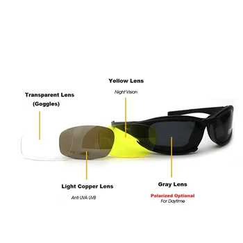 Militar Ochelari de protecție anti-Glonț Armata de protecție ochelari de protecție 4 Lentile de Vânătoare de Fotografiere Ochelari Airsoft Nou Sport în aer liber, Protectie UV