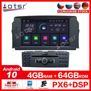 Android 10.0 4GB+64GB Masina DVD Player Navigatie GPS Pentru MERCEDES BENZ C Class C180 C200 C220 C230 W204 multimedia unitate juca